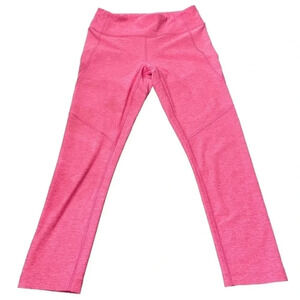 Ladies Outdoor Voices Warmup 3/4 Leggings. Flamingo Pink, size Medium. Worn once